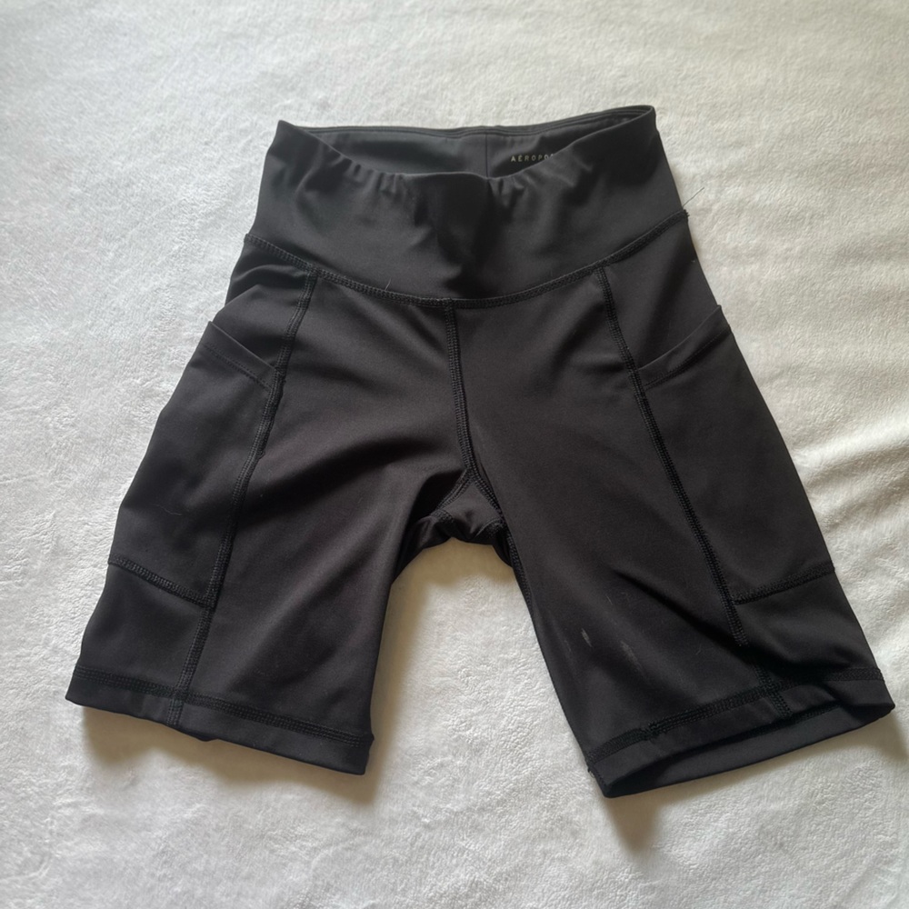 Black biker shorts